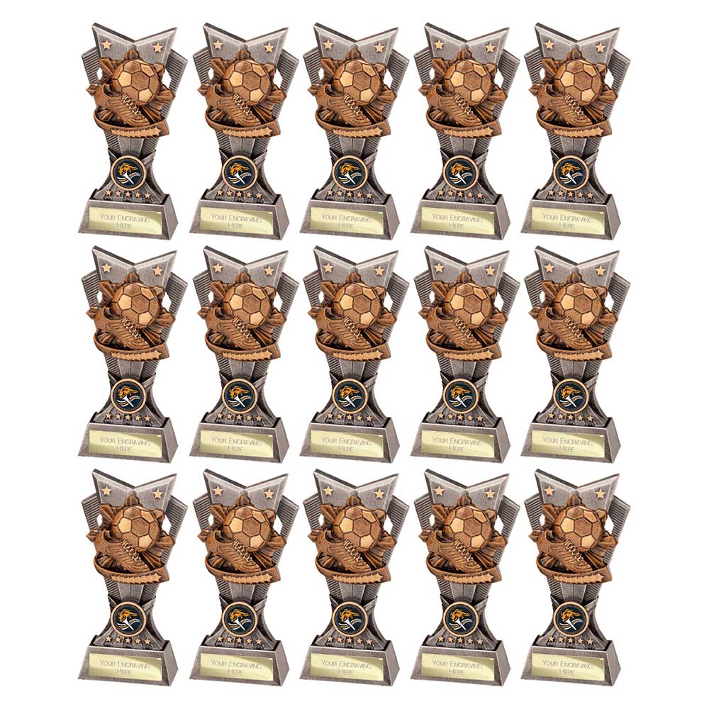 Football Squad Pack 03 — 15 Trophies front view