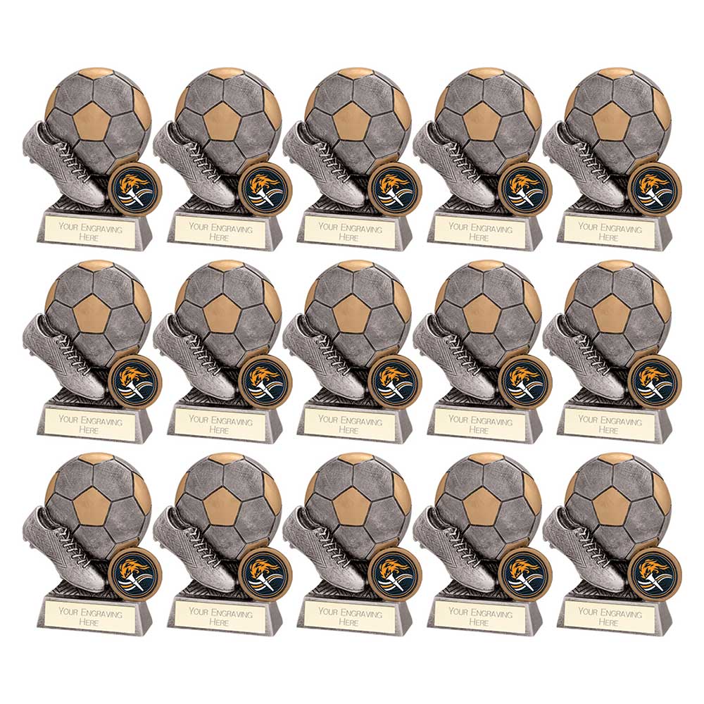 Football Squad Pack 04 — 15 Trophies front view