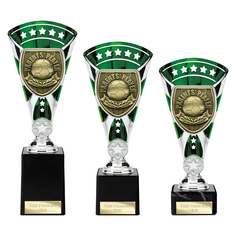 Cobra Star Football — Green — Parents’ Player front view