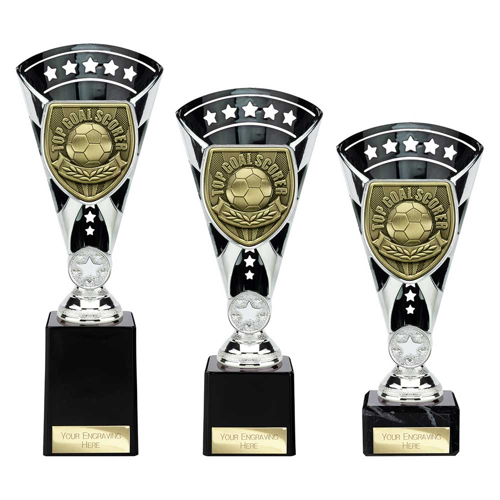 Cobra Star Football — Black — Top Goal Scorer front view