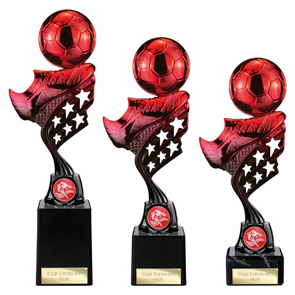 Innov8 Football Red & Black front view