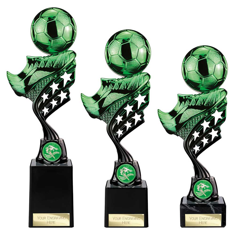Innov8 Football Green & Black front view